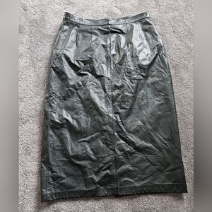 Vintage naragansset leather skirt